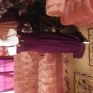 purple dress